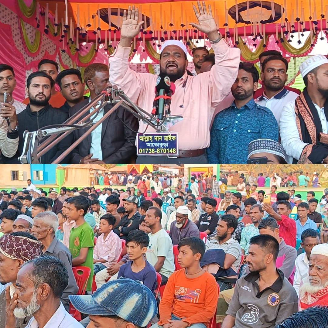 আমি আপনাদের সেবক হতে এসেছি, শাসক হতে নই, বুড়িশ্বরের জনসভায় একেএম কামরুজ্জামান মামুন।