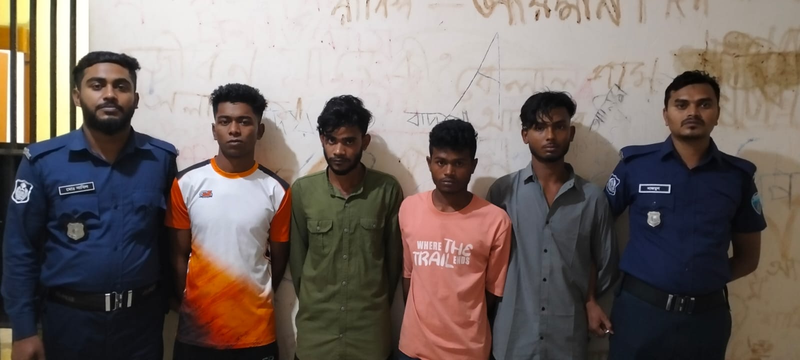 রাঙ্গামাটিতে মাদকবিরোধী অভিযান: ২১ পিস ইয়াবাসহ ৪ যুবক গ্রেফতার